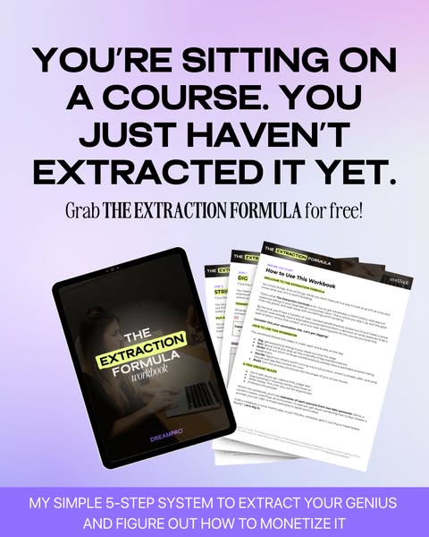 The Extraction Formula [FREE]
