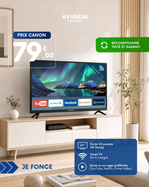 Smart TV 24'' HD Ready