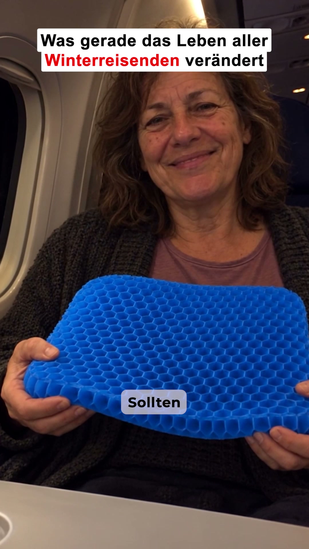 Beuge Schmerzen auf Flugreisen vor