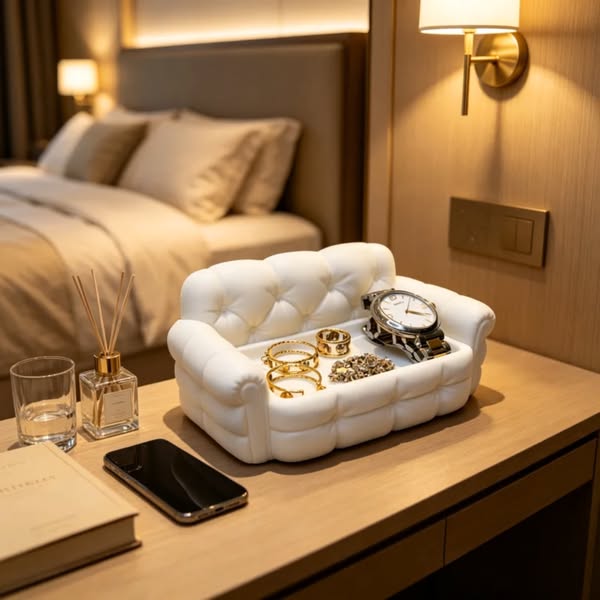 Mini Sofa Jewelry Tray