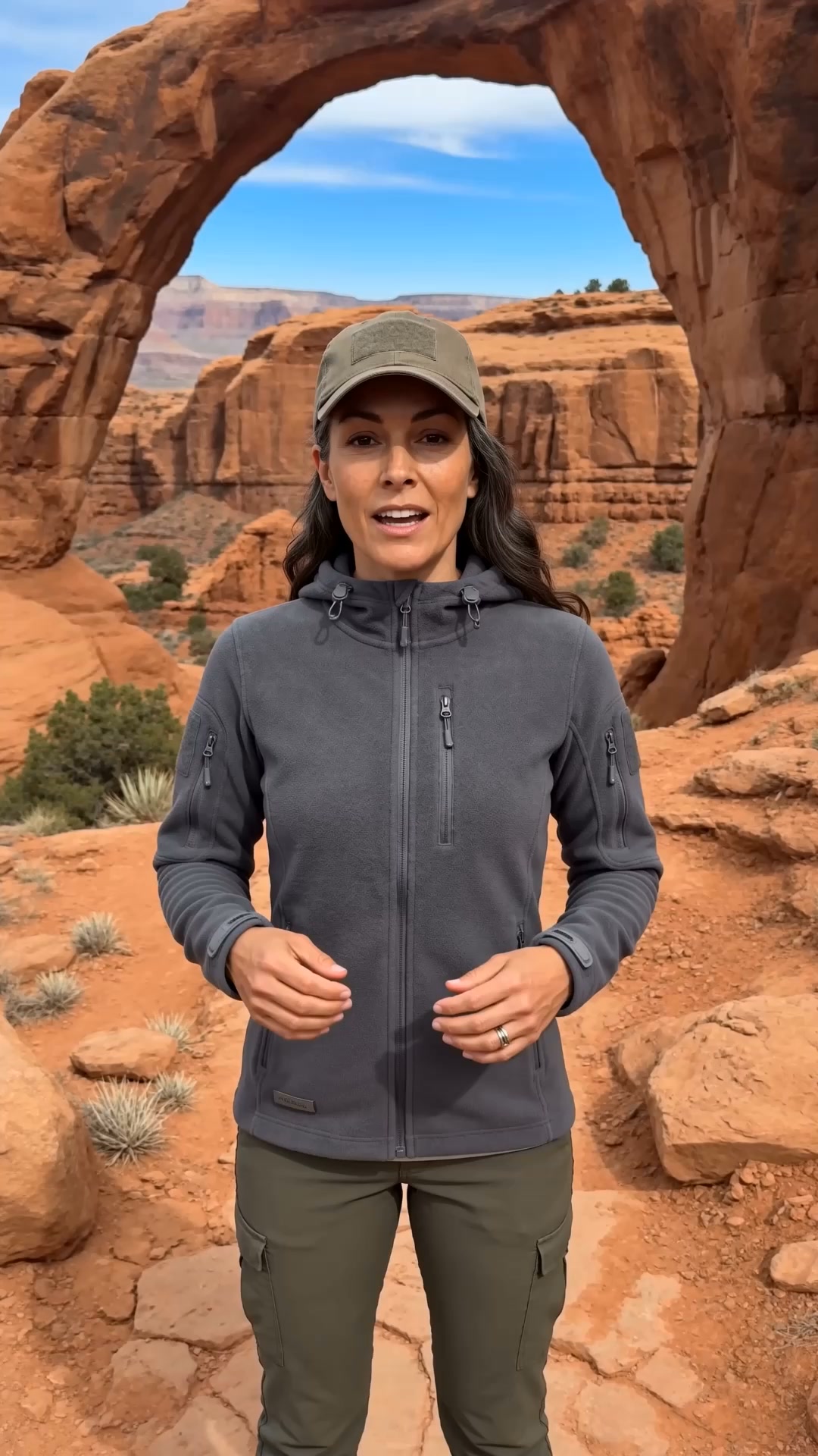 The BÆRSkin Backpack Hoodie for Women