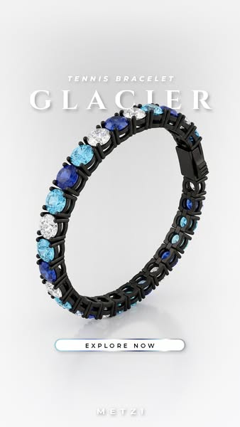Glacier Tennis Bracelet (5mm)