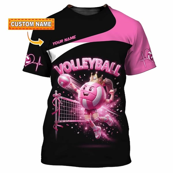 Volleyball's Perfect Shirts Custom Name for You!