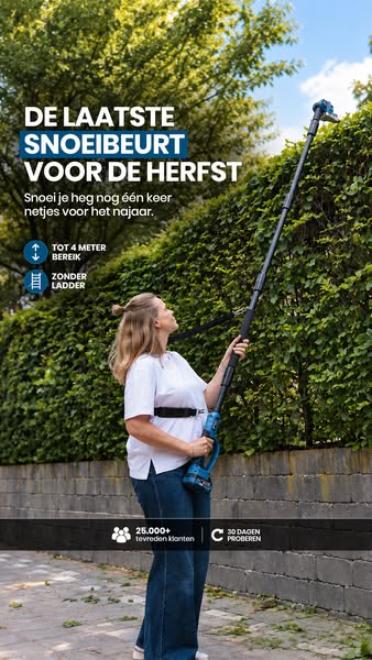 De laatste snoeibeurt voor de herfst