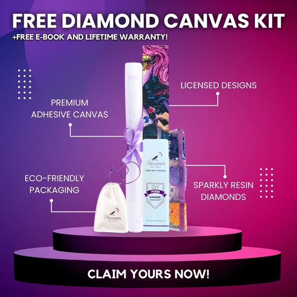 Try Diamond Painting FREE! (Just Pay Shipping)