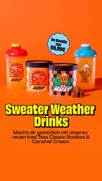 Hol dir 5€ Rabatt mit Code ‘HOLY’!