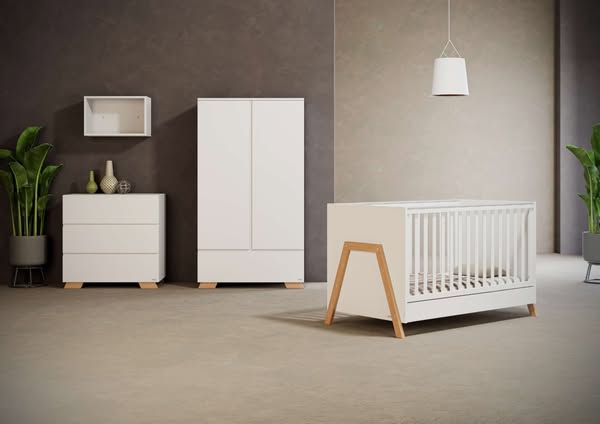 Βρεφικό κρεβάτι Casababy Oslo μετατρεπόμενο σε προεφηβικό