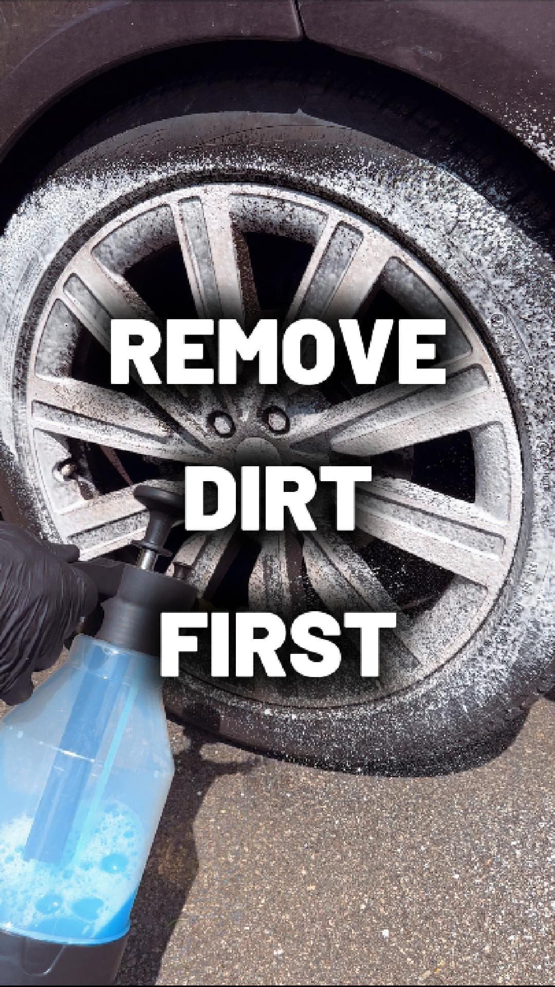 Before the mitt, lift the grime