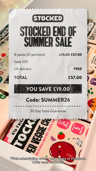 End of summer sale 25% off with code SUMMER26