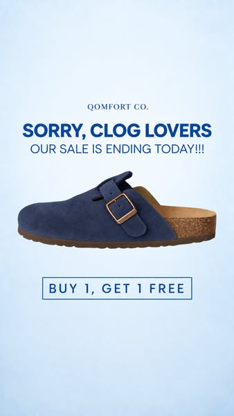 SAVE 50% ON OUR CLOGS
