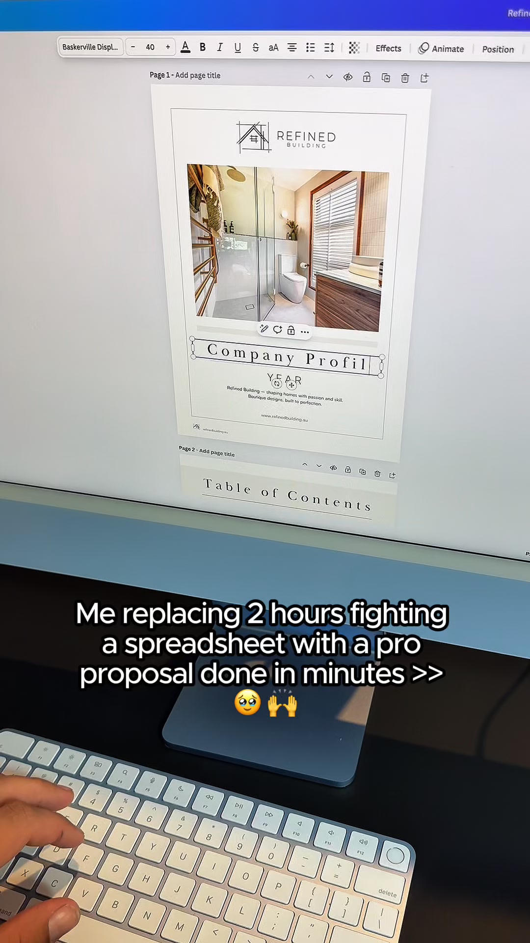 Builders Estimates Proposal