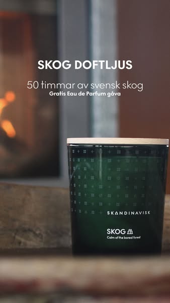 Svenskt doftljus av rapsvax