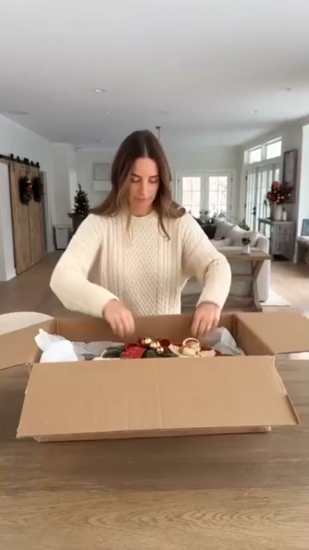 Weihnachtszauber zum Aufhängen.
