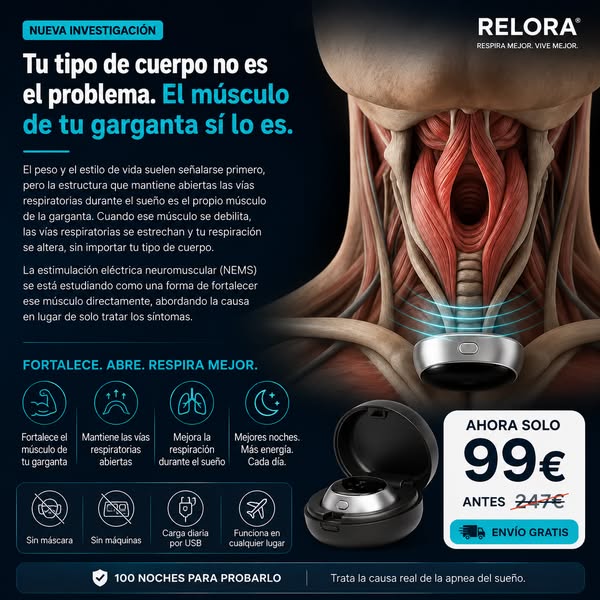 Soluciona la apnea del sueño y los ronquidos de raíz