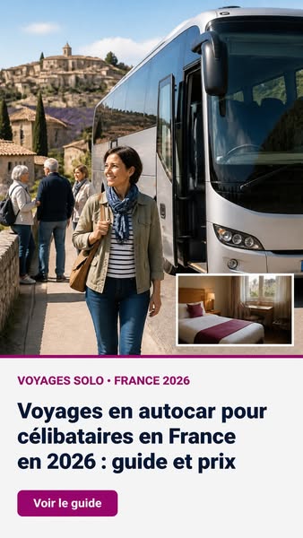 Voyages en autocar pour personnes seules