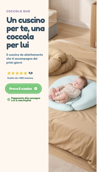 Coccolo Duo - Il Cuscino per Mamma & Bimbo