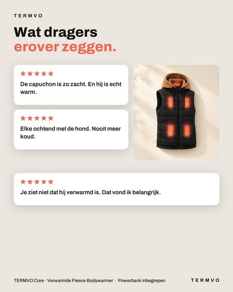 Verwarmde bodywarmers van TERMVO