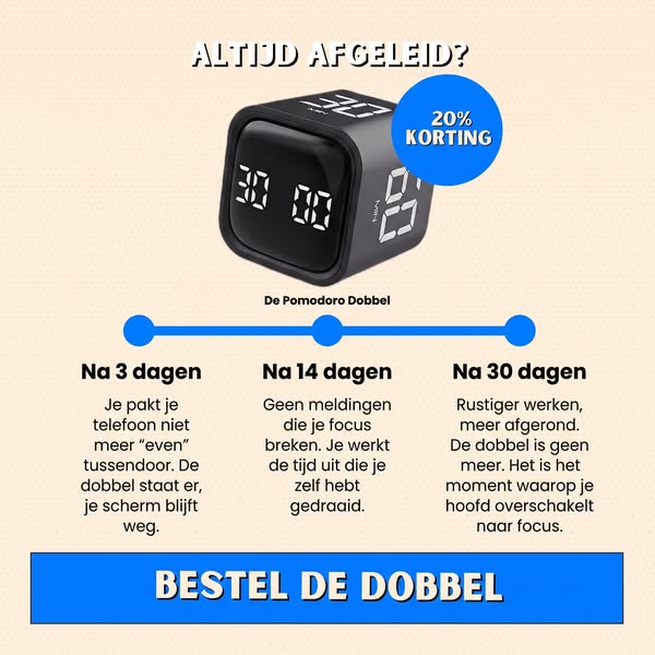 Altijd afgeleid? Dit lost het op.