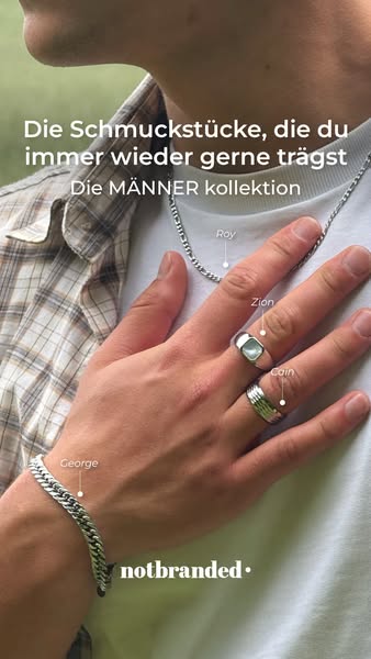 Herrenschmuck kaufen? 100% wasserfest | Notbranded