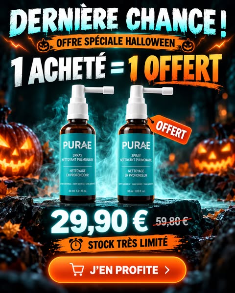 Offre spéciale Halloween PURAE — 1 acheté = 1 offert