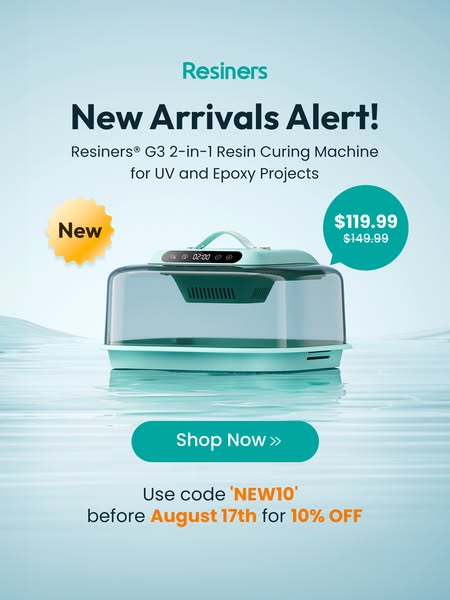First-of-its-kind! 2-in-1 Resin Curing Machine – Launch Sale ON!