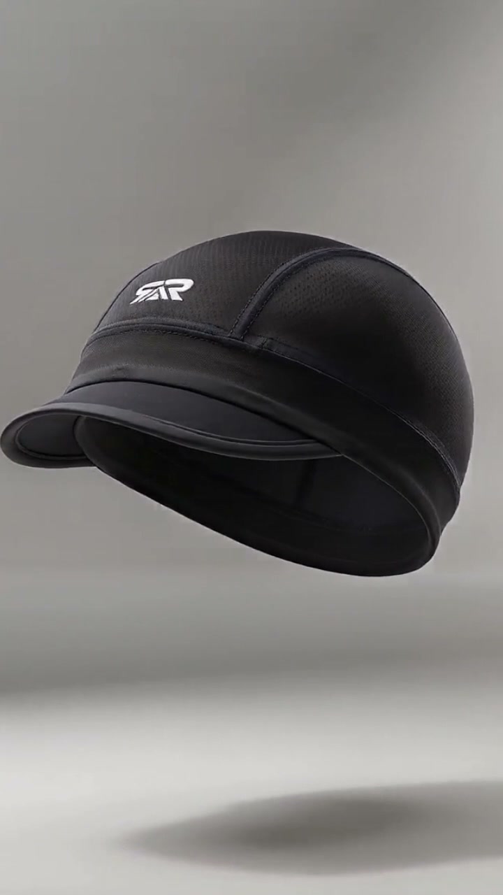 Quick-Dry Breathable Helmet Liner Sun Visor Skull Cycling Cap