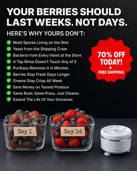 Your Rinsed Produce is NOT Clean