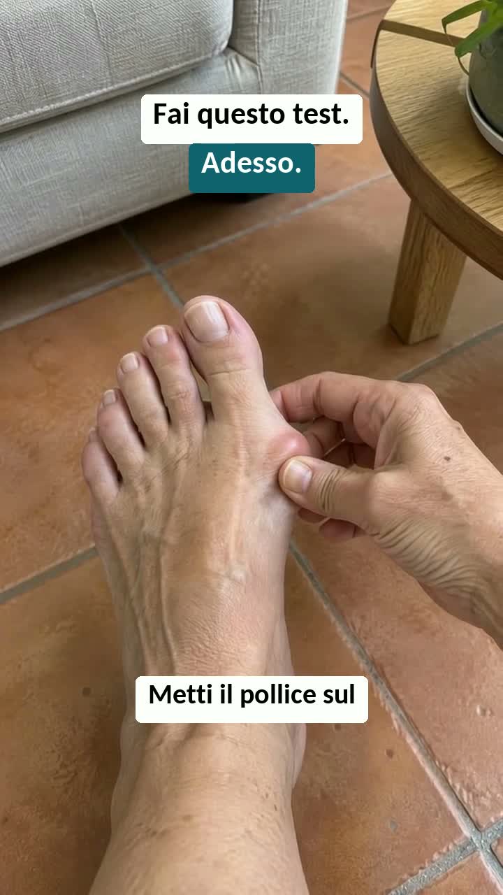Il tuo alluce si muove ancora? Fai il test.