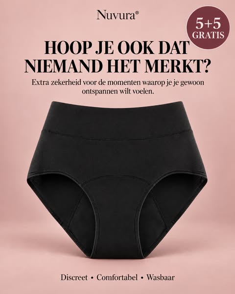 Lek-vrij ondergoed heeft mijn leven veranderd!