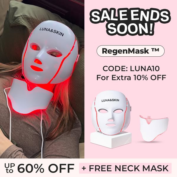 7 LED Colours + Microcurrent for Firm, Lifted Skin