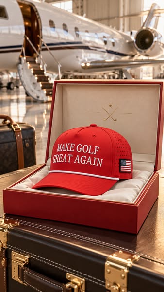 Cotton Golf Hat, Bold Style
