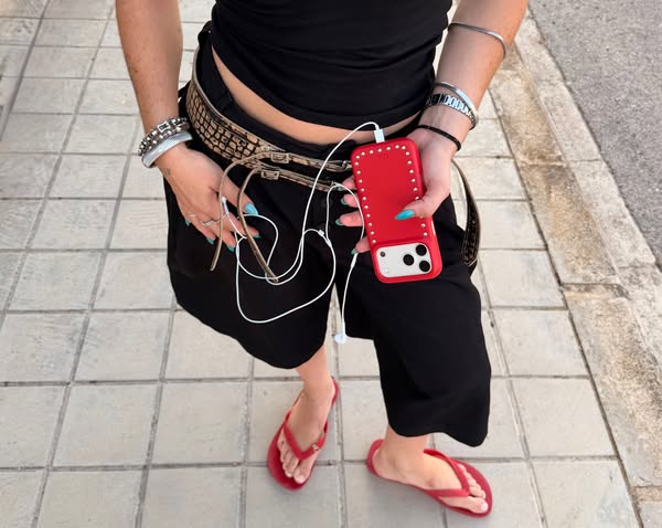 Red Studs Phone Case