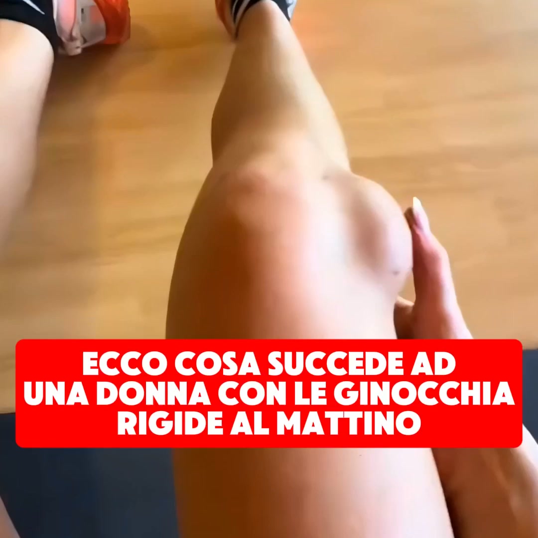 La nuova routine notturna del tuo ginocchio