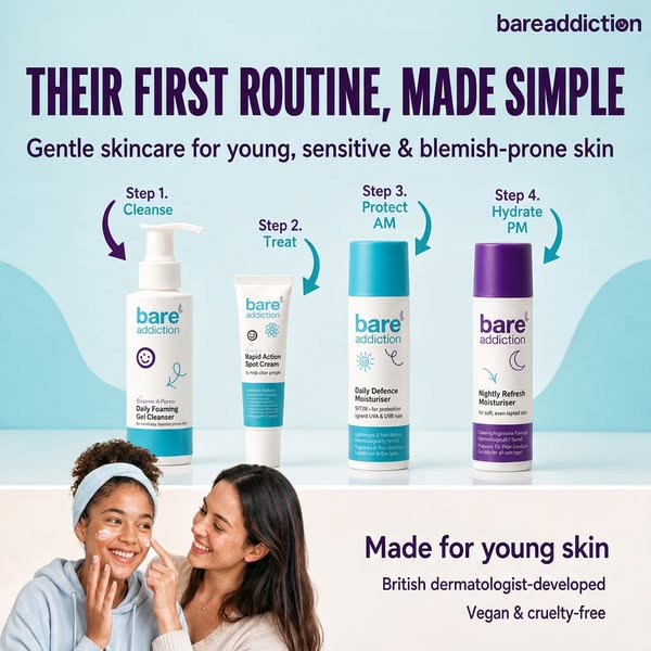 Start with gentle skincare