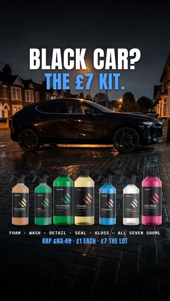 Black car? The £7 kit