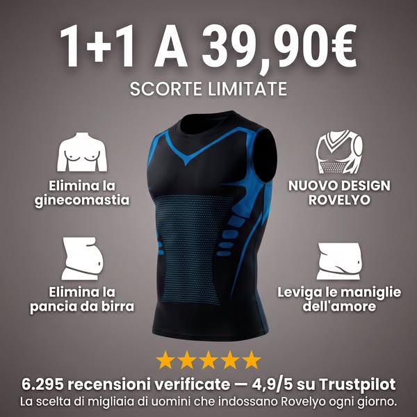 Nuovo design Rovelyo™ · 1+1 a €39,90 · Scorte limitate.