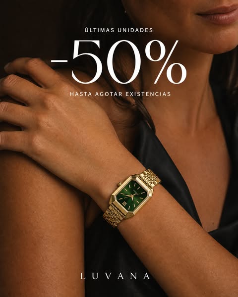 50% OFF · TIEMPO LIMITADO