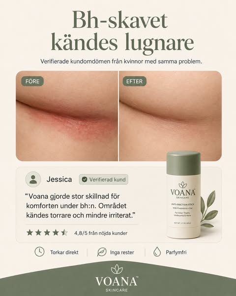 Skydda huden från skav