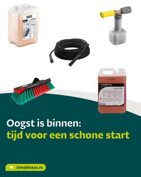Maak uw machines winterklaar, grondig reinigen loont!