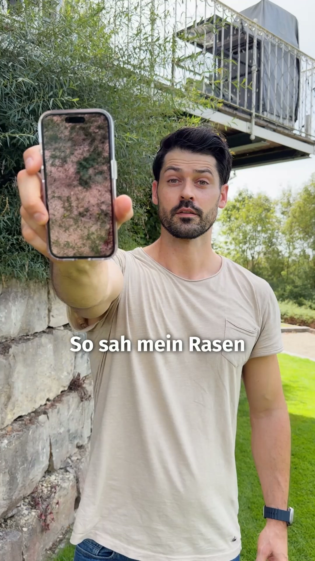 Rasen nach dem Sommer retten