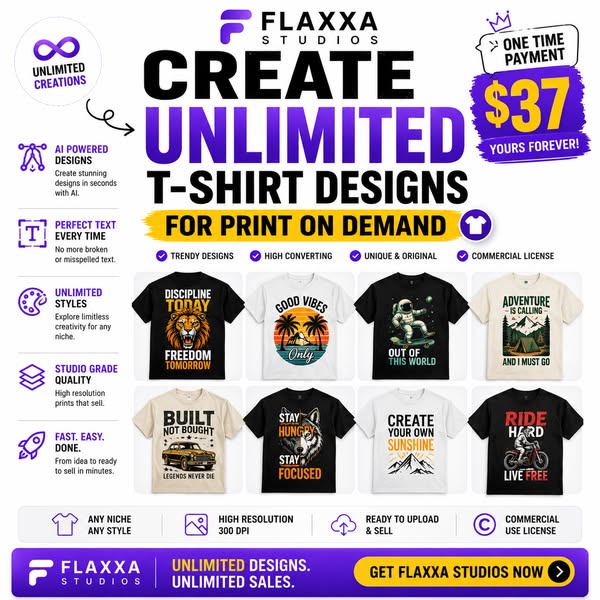 Unlimited Print-Ready T-Shirt Art