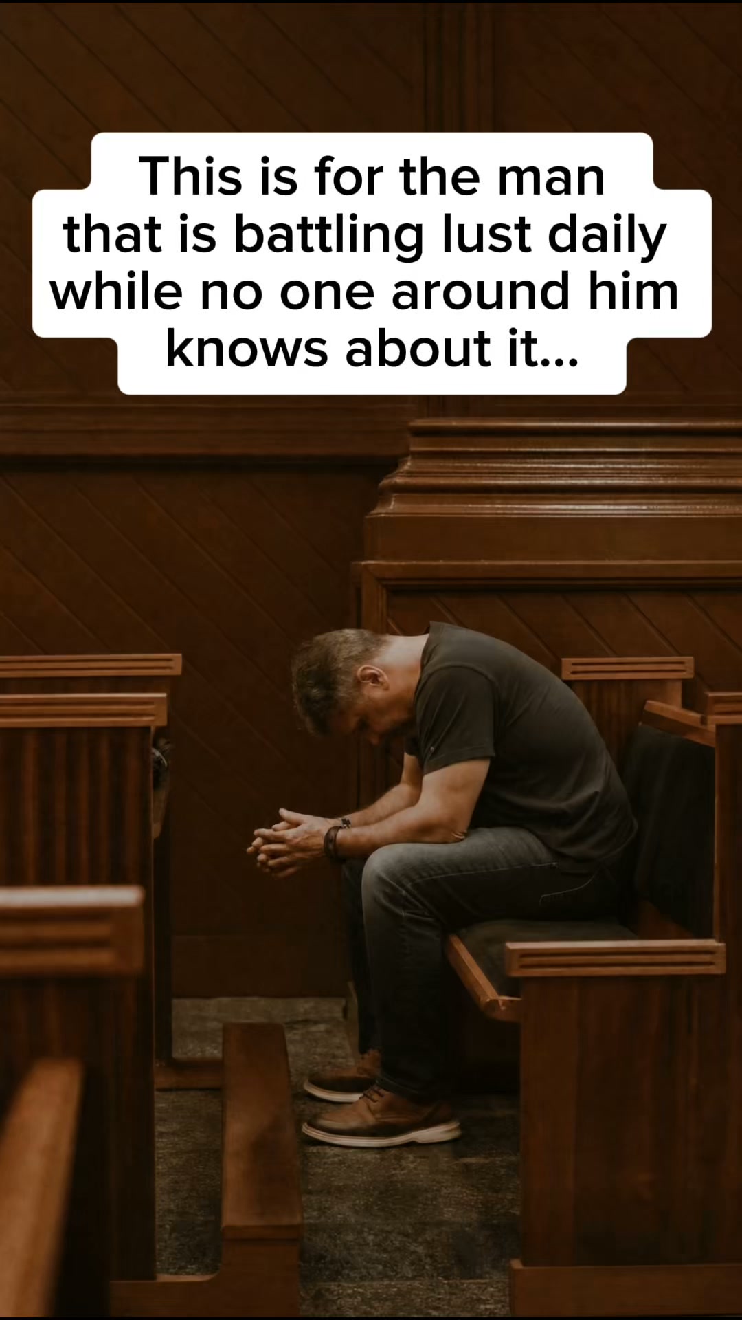 For the man fighting in silence
