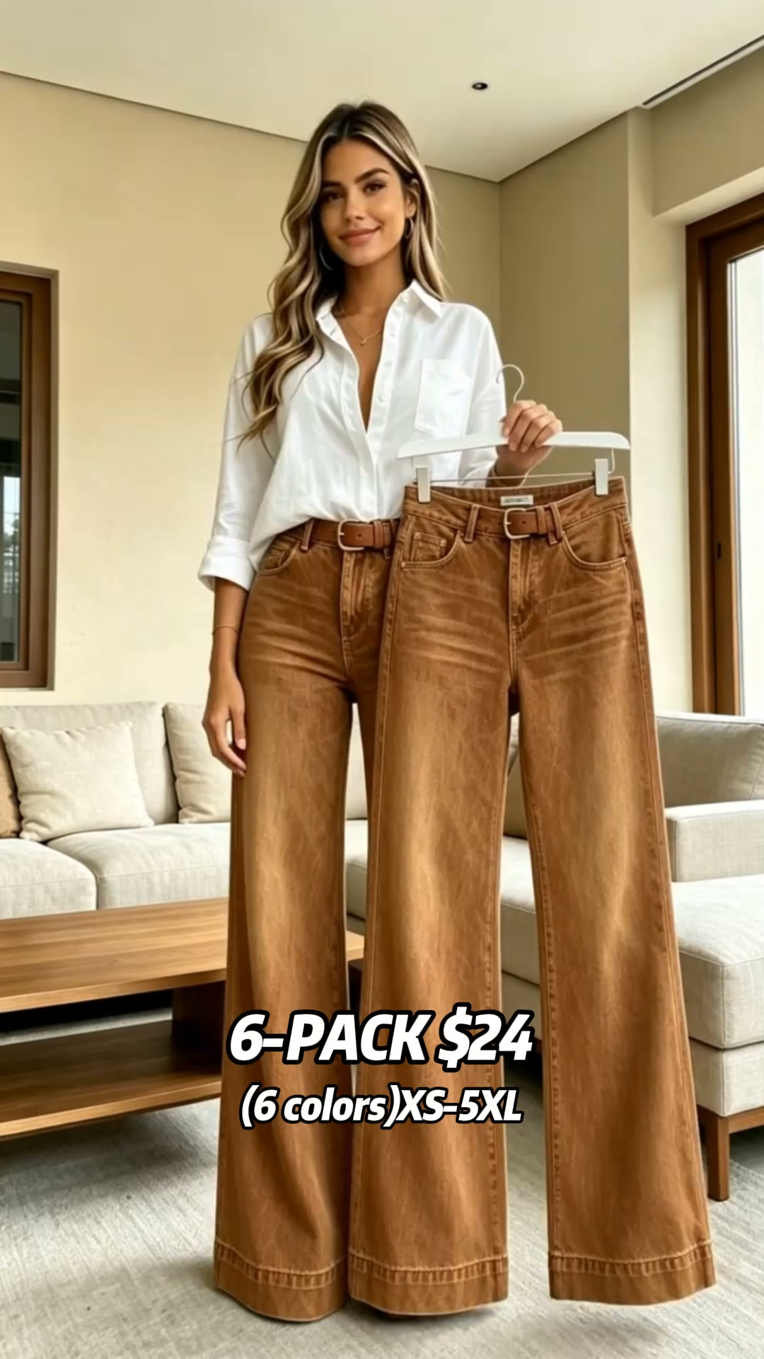 Women's Plus Size Straight Leg Jeans
