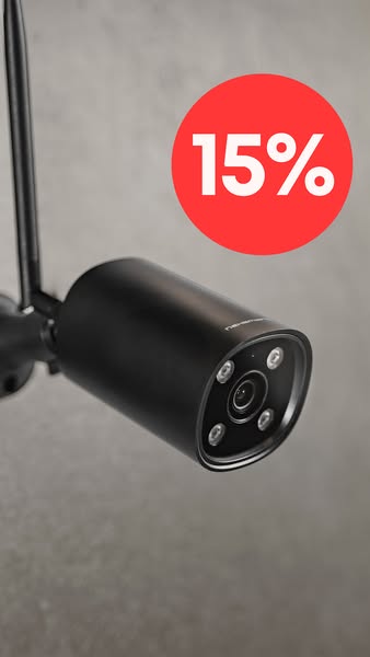 Få 15% rabat med KAMERA15