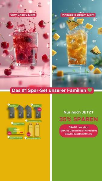 1x JuiceBox GRATIS dazu