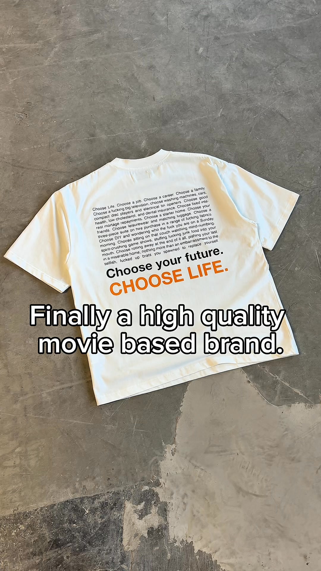 Film-based t-shirts done right.