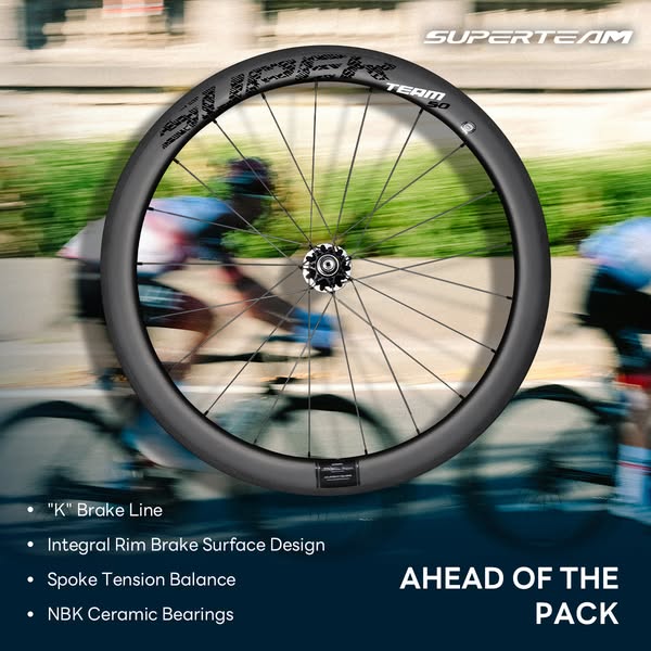 Classic PRO R25-50 Carbon Wheelset RIM Brake Black Decals