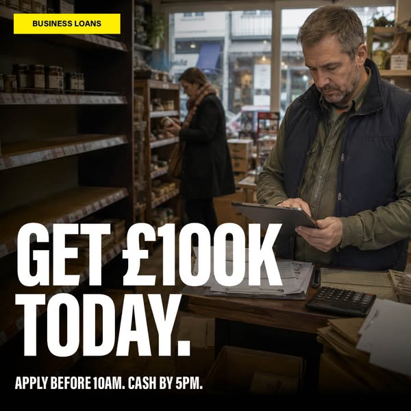 Apply by 10am. Cash by 5pm.