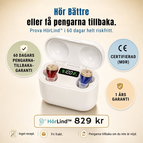 Njut av klart och tydligt ljud igen på bara några sekunder!