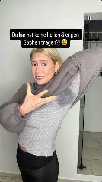 Schweißflecken nerven dich?